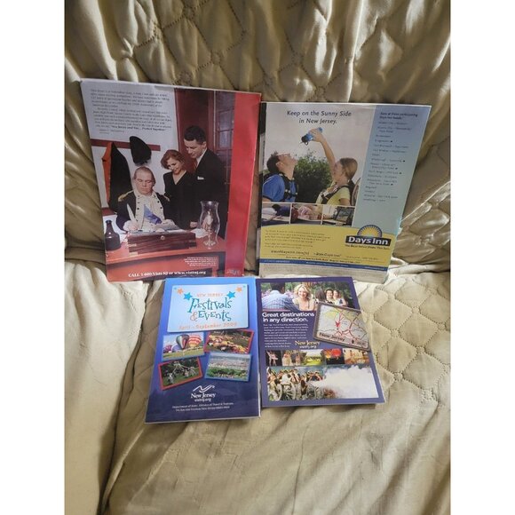 Lot Of 4 New Jersey Travel Guides Used - Picture 2 of 2